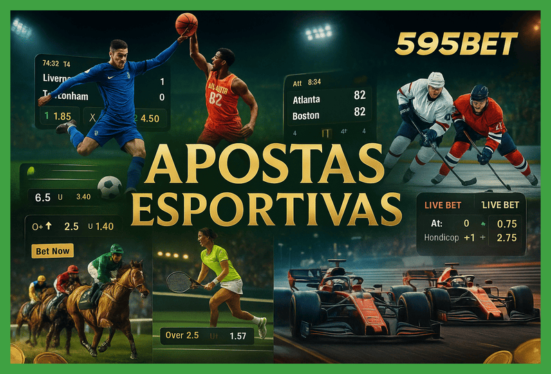 Aposte em apostas esportivas no cassino online 595BET